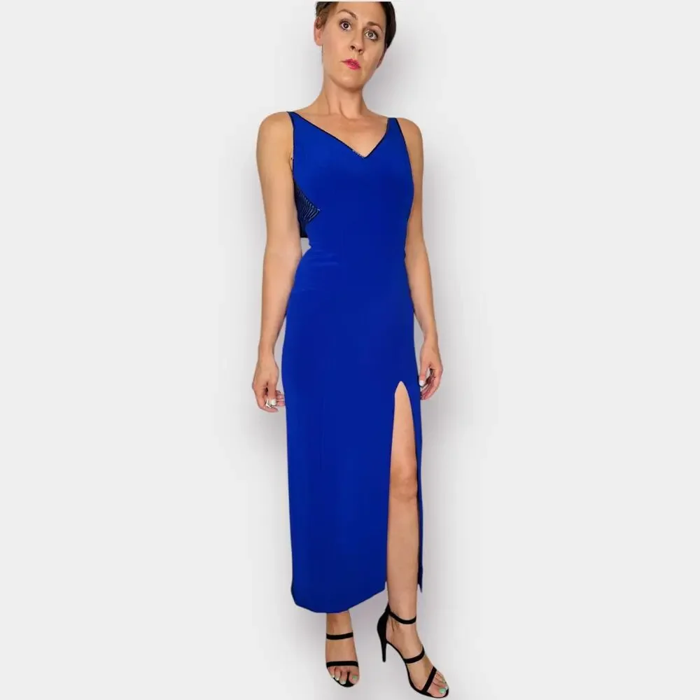 90s NiteLine‎ Blue Formal Dress